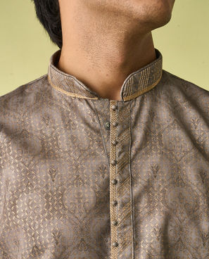 Diwas Men Pista Green Glory Kurta Pajama