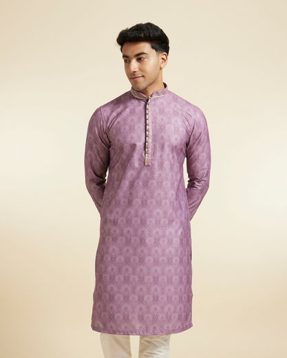 Diwas Men Lilac Elegance Kurta Pajama