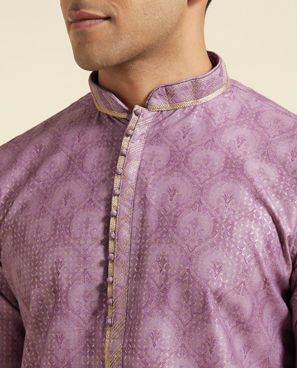 Diwas Men Lilac Elegance Kurta Pajama
