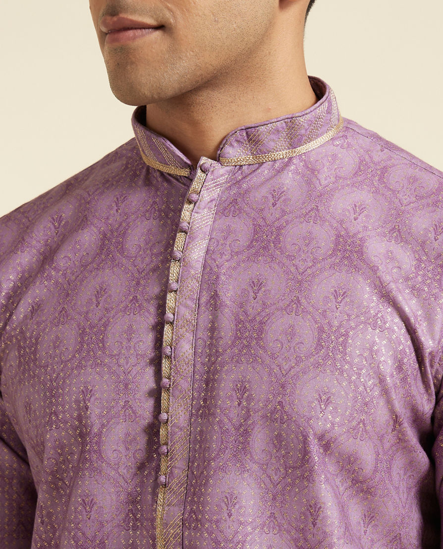 Diwas Men Lilac Elegance Kurta Pajama