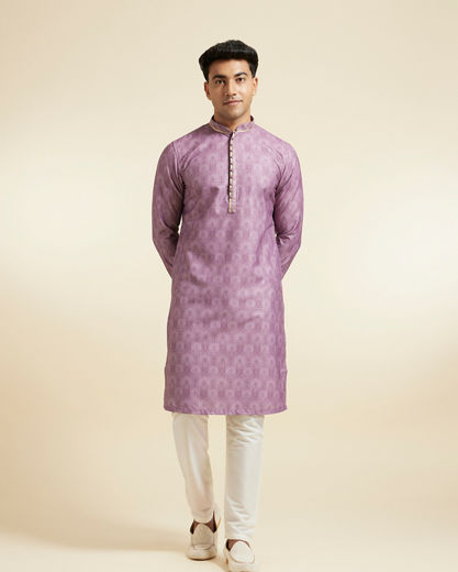 Diwas Men Lilac Elegance Kurta Pajama