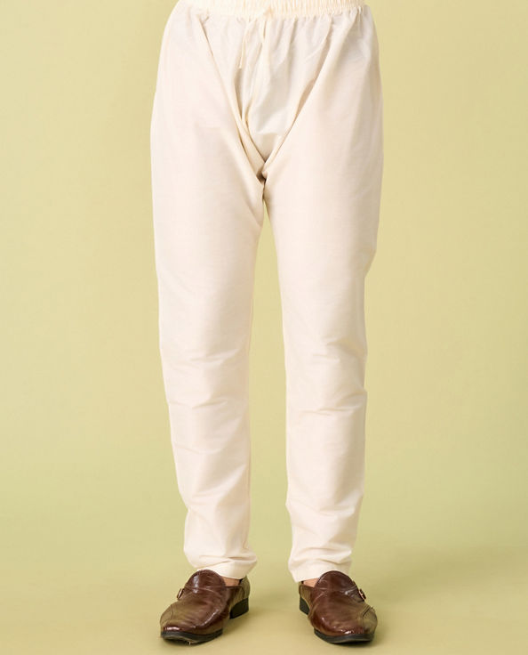 Diwas Men Mustard Mosaic Kurta Pajama