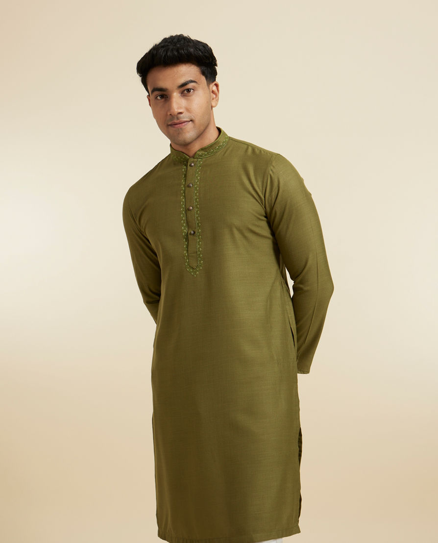 Diwas Men Emerald Elegance Kurta Pajama