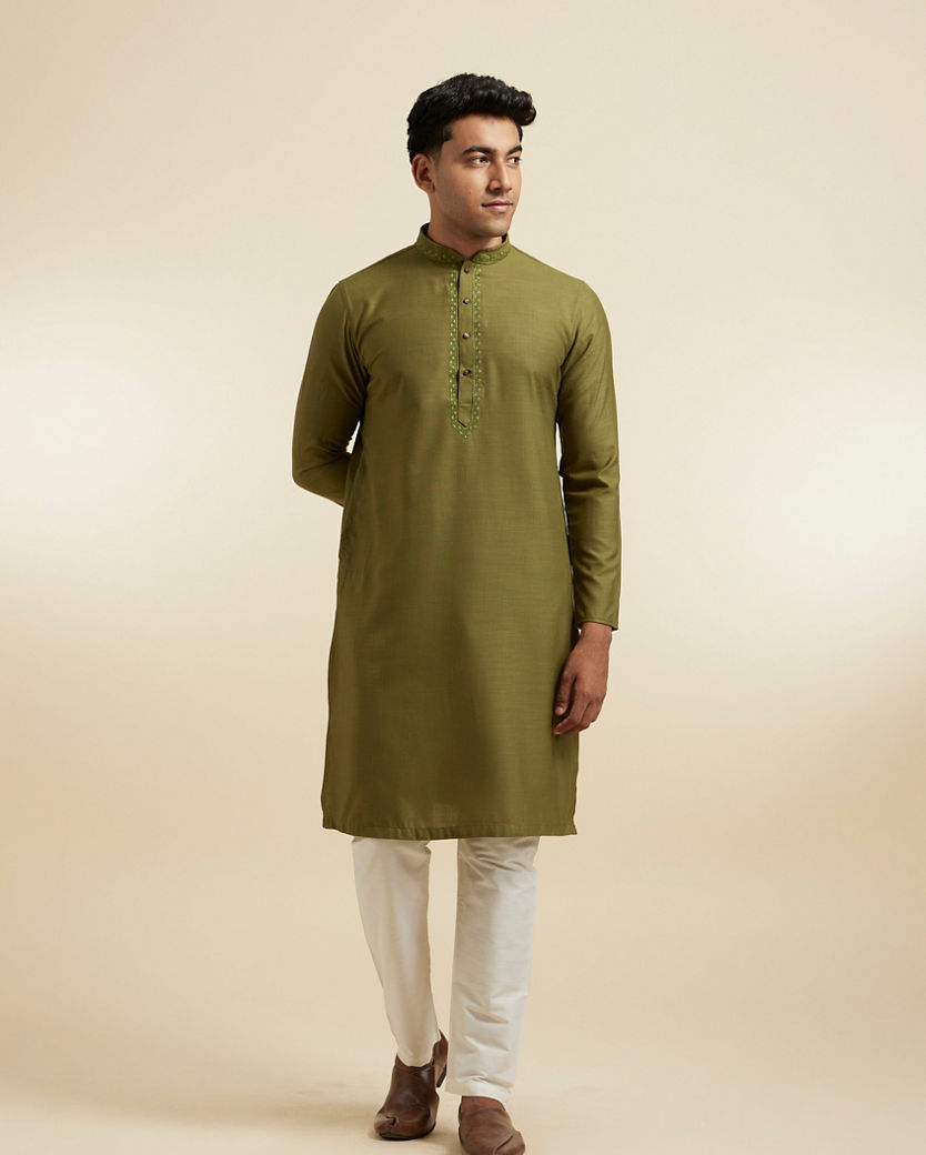 Diwas Men Emerald Elegance Kurta Pajama