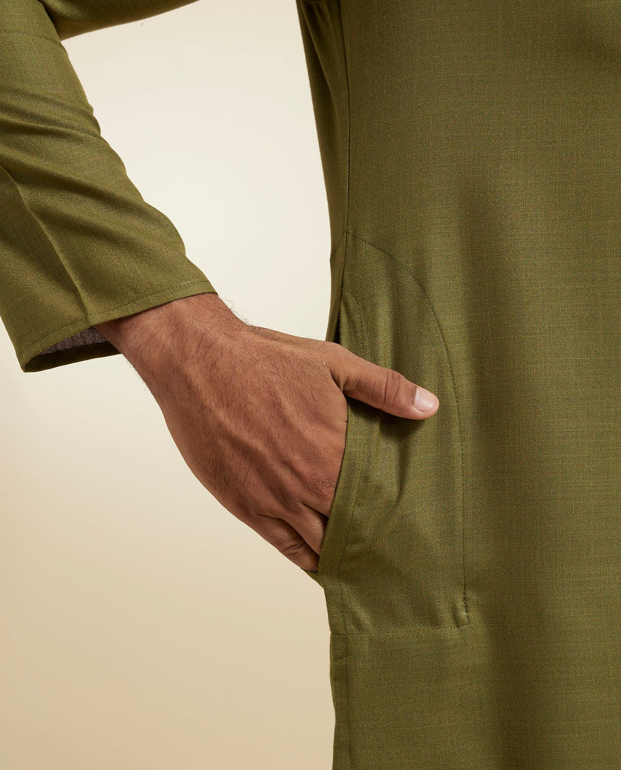 Diwas Men Emerald Elegance Kurta Pajama
