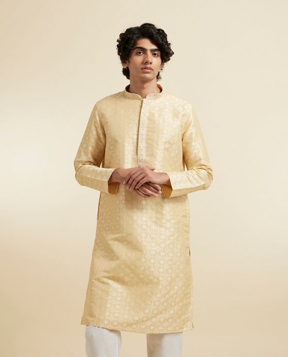 Diwas Men Regal Beige Majesty Kurta Pajama