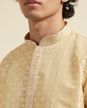 Diwas Men Regal Beige Majesty Kurta Pajama