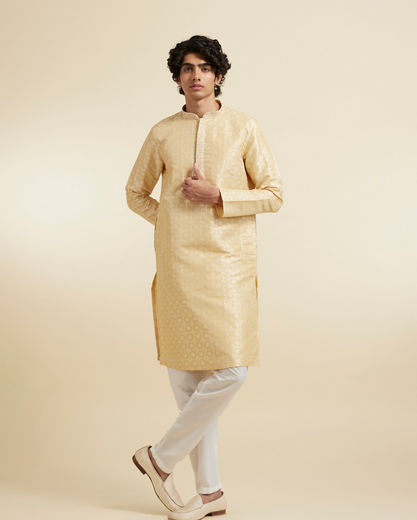 Diwas Men Regal Beige Majesty Kurta Pajama