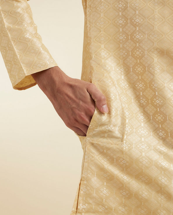 Diwas Men Regal Beige Majesty Kurta Pajama