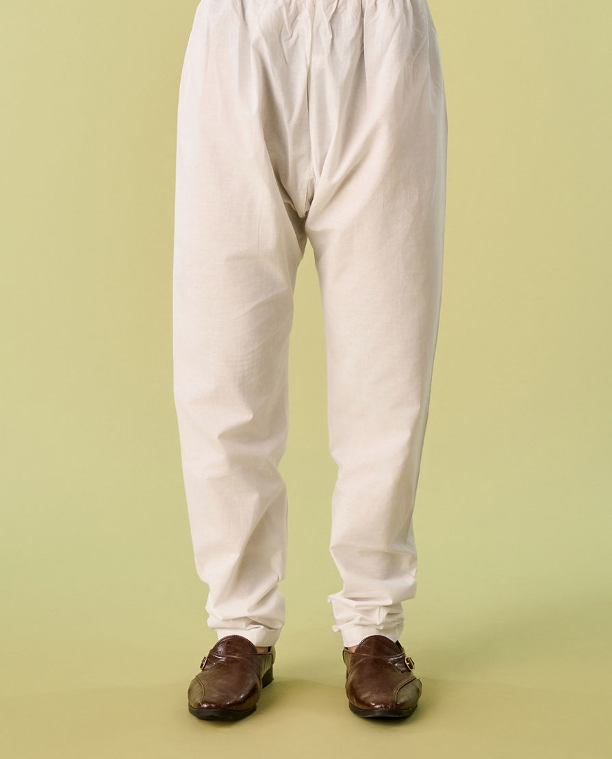 Diwas Men Regal White Kurta Pajama Set