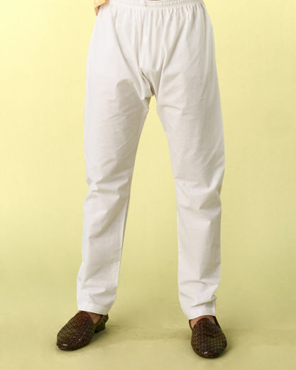 Diwas Men Sunshine Yellow Blended Cotton Kurta Pajama