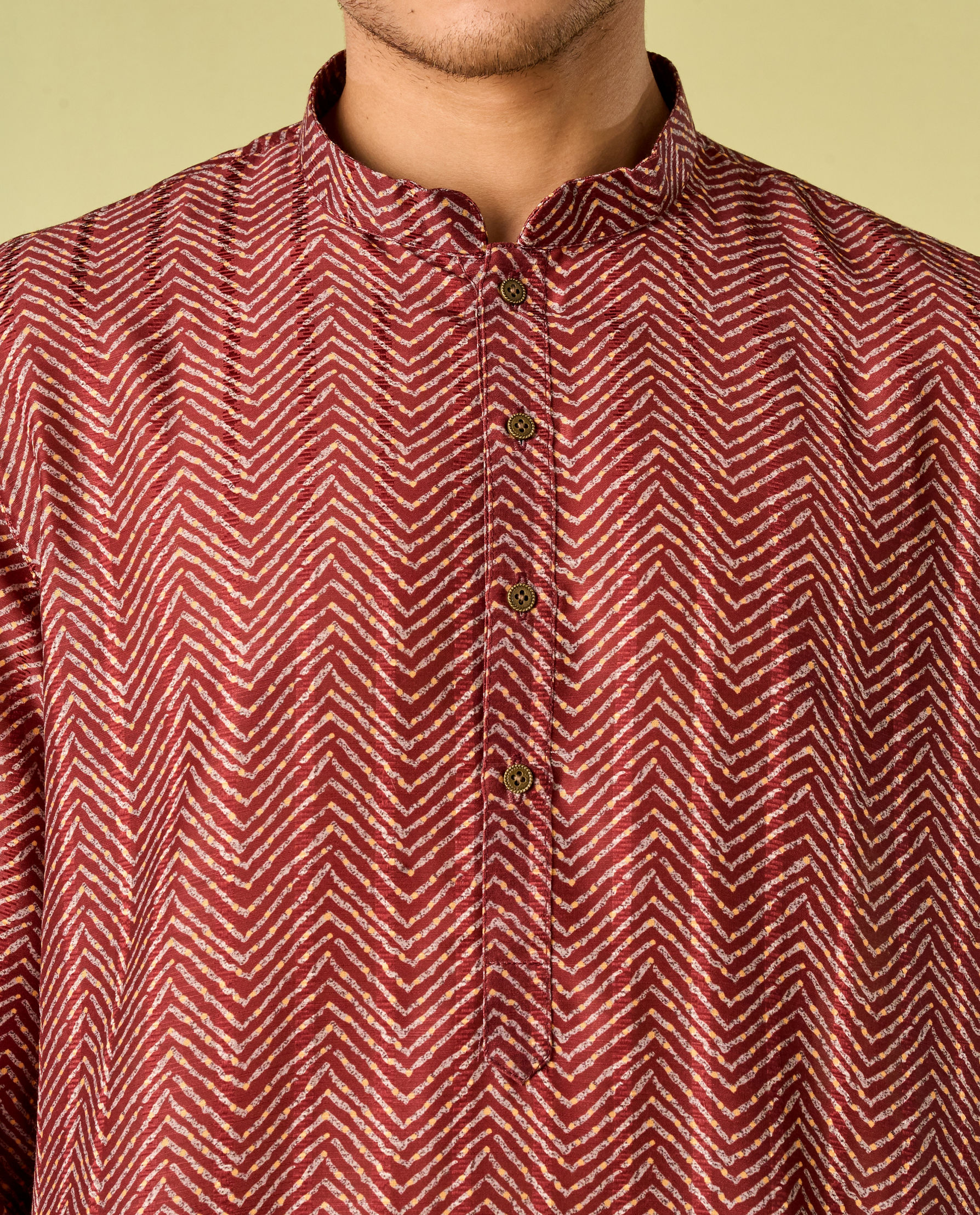 Diwas Men Majestic Brown Elegance Kurta Pajama
