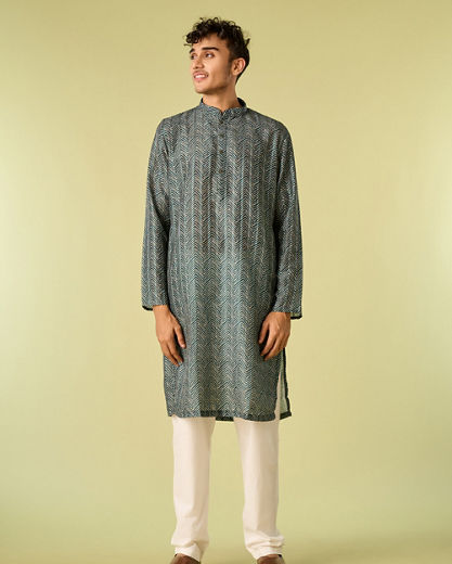 Diwas Men Emerald Elegance Kurta Pajama