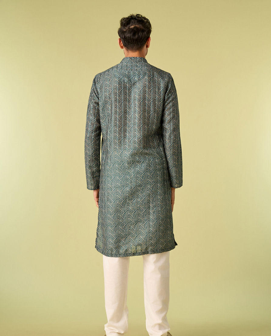 Diwas Men Emerald Elegance Kurta Pajama