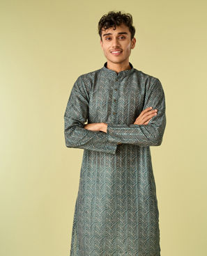 Diwas Men Emerald Elegance Kurta Pajama