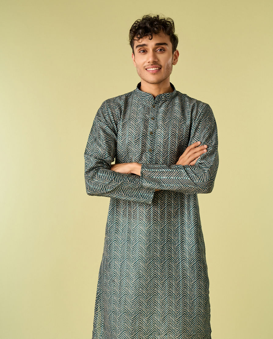 Diwas Men Emerald Elegance Kurta Pajama