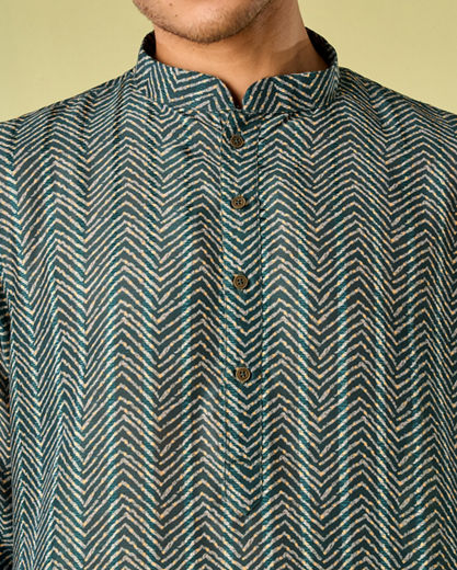 Diwas Men Emerald Elegance Kurta Pajama