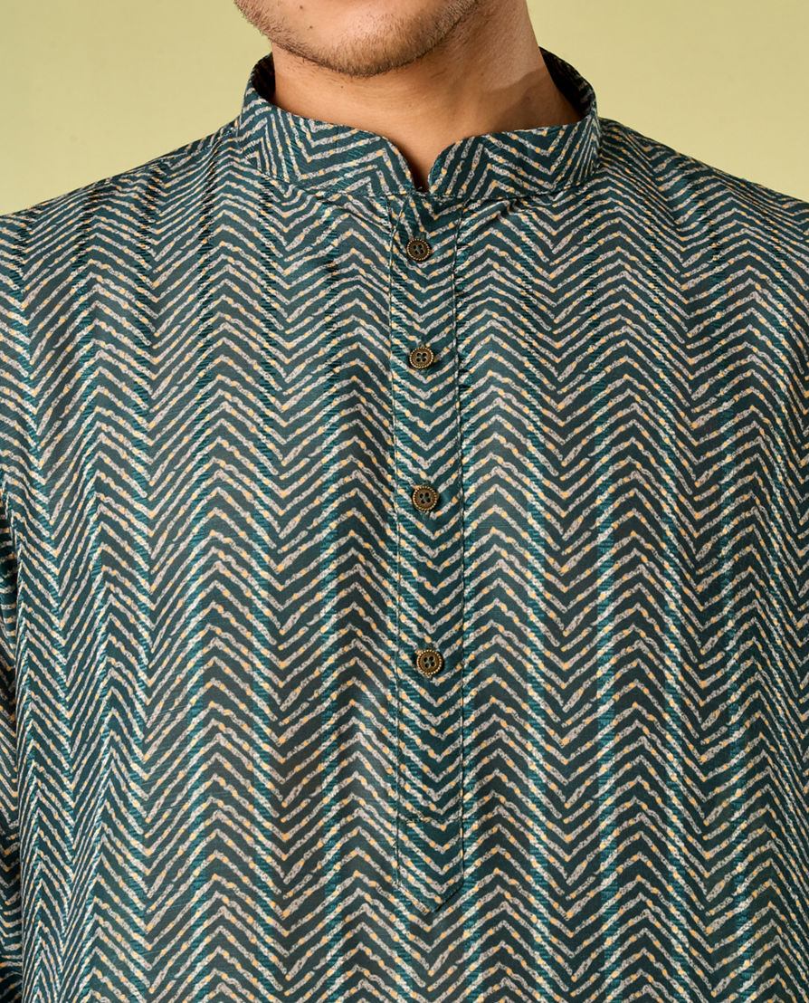 Diwas Men Emerald Elegance Kurta Pajama