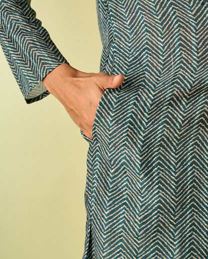 Diwas Men Emerald Elegance Kurta Pajama