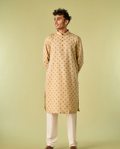 Diwas Men Fawn Elegance Kurta Pajama