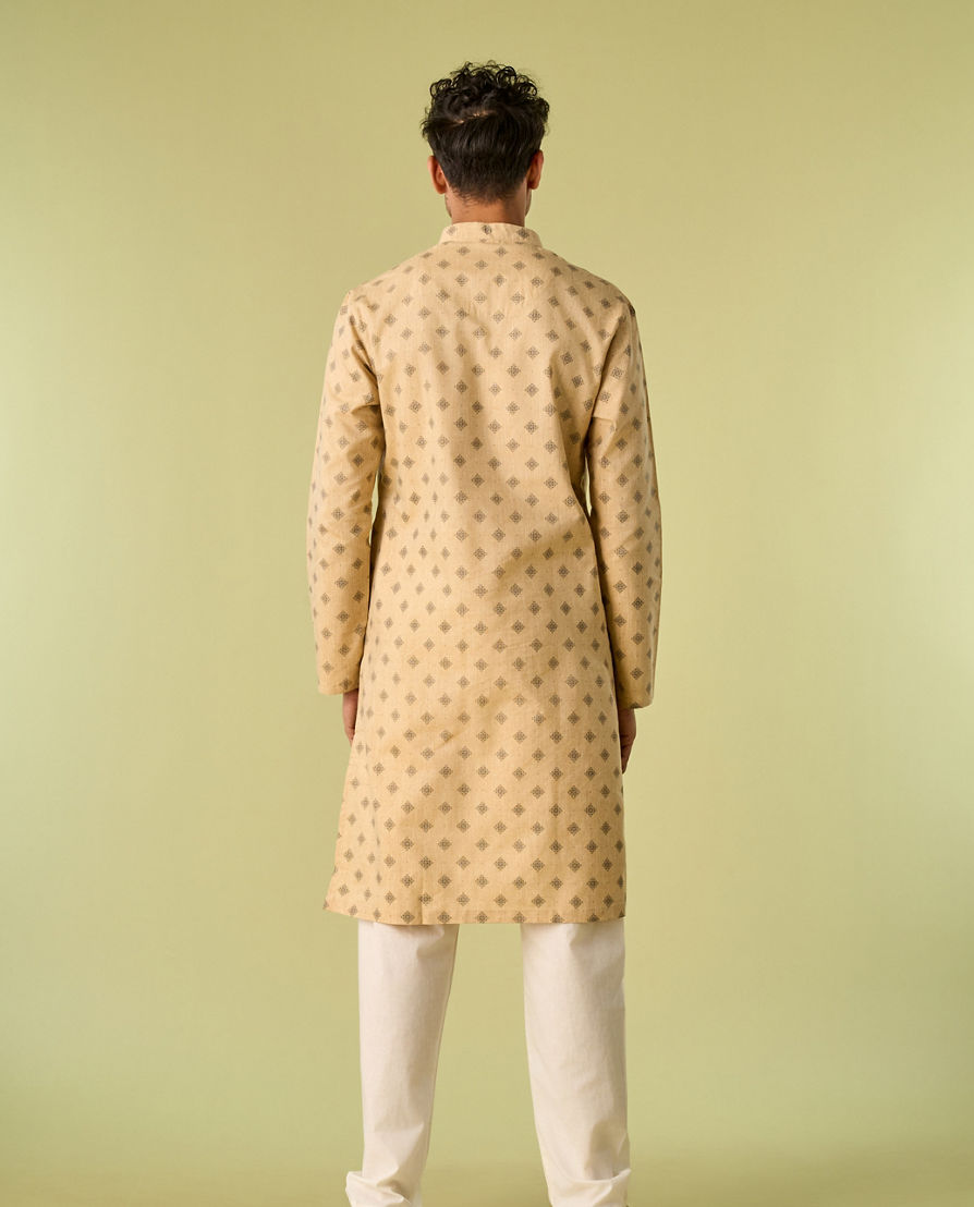 Diwas Men Fawn Elegance Kurta Pajama