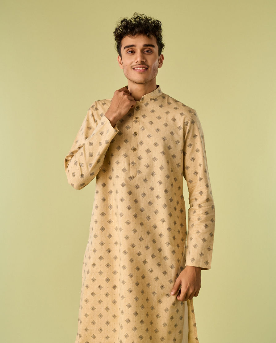 Diwas Men Fawn Elegance Kurta Pajama