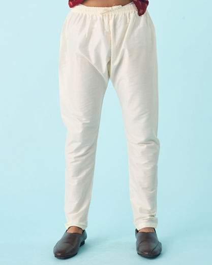 Diwas Men Maroon Majesty Kurta Pajama