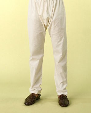 Diwas Men Light Mid Green Cotton Kurta Pajama