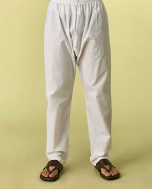 Diwas Men Elegant White Cotton Kurta Pajama