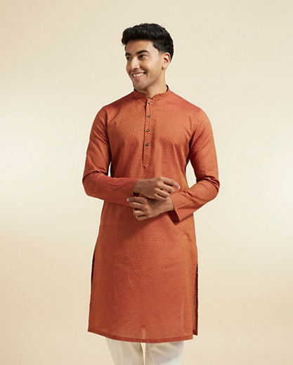 Diwas Men Rustic Elegance Cotton Kurta Pajama