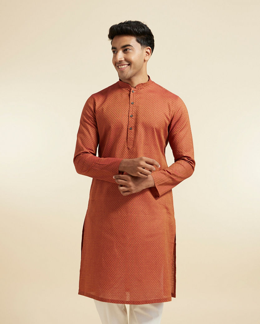 Diwas Men Rustic Elegance Cotton Kurta Pajama