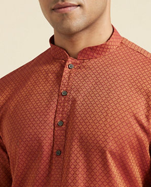 Diwas Men Rustic Elegance Cotton Kurta Pajama