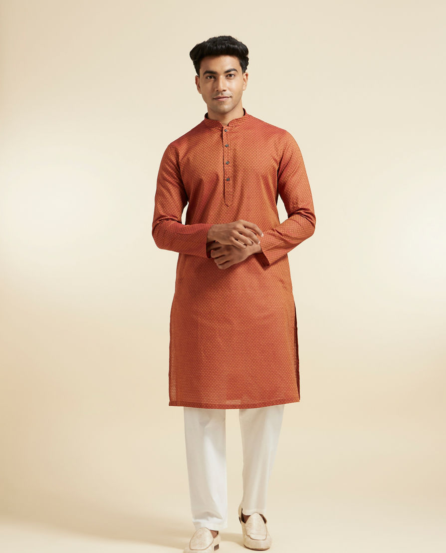 Diwas Men Rustic Elegance Cotton Kurta Pajama