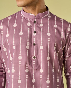 Diwas Men Lilac Elegance Kurta Pajama