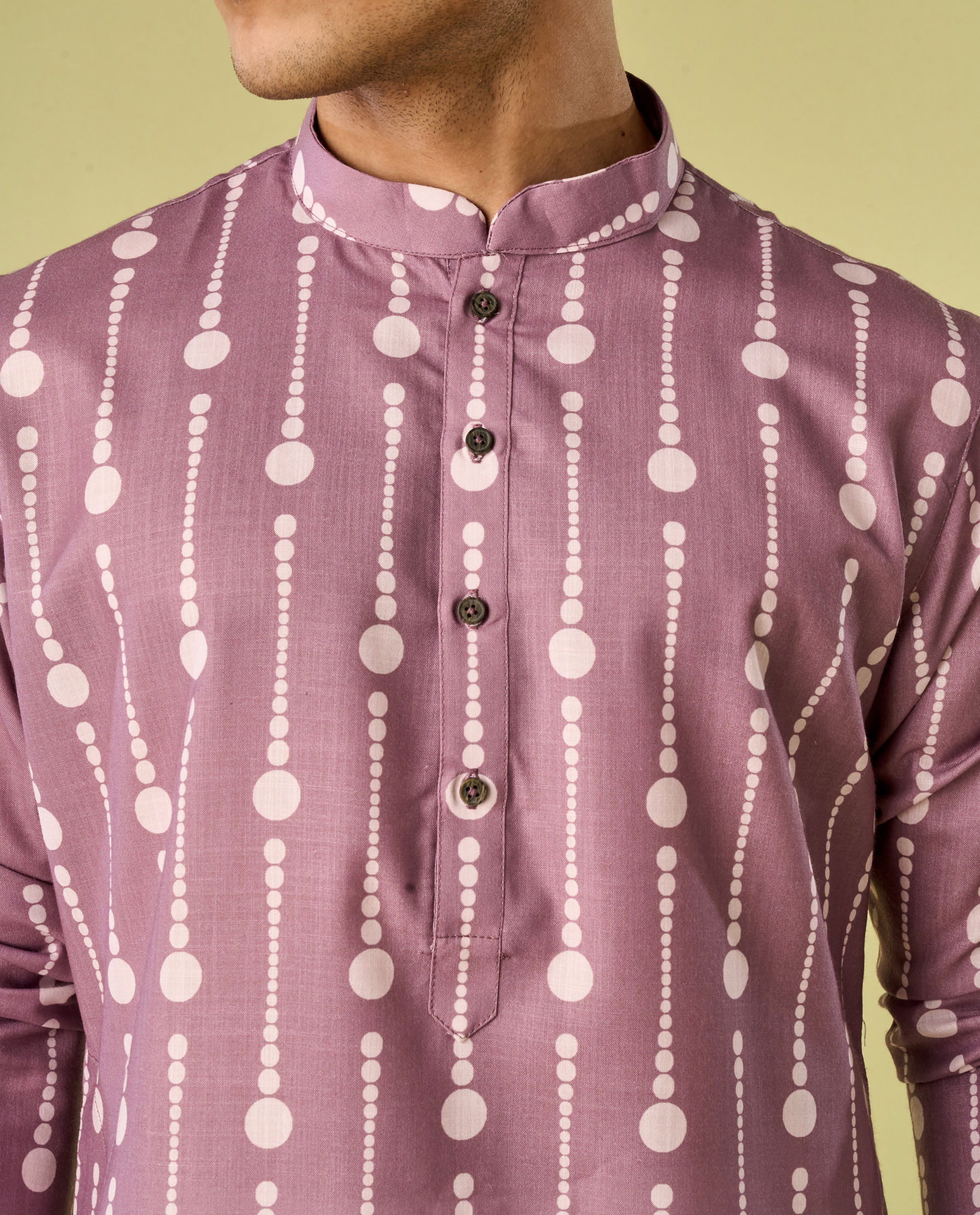 Diwas Men Lilac Elegance Kurta Pajama