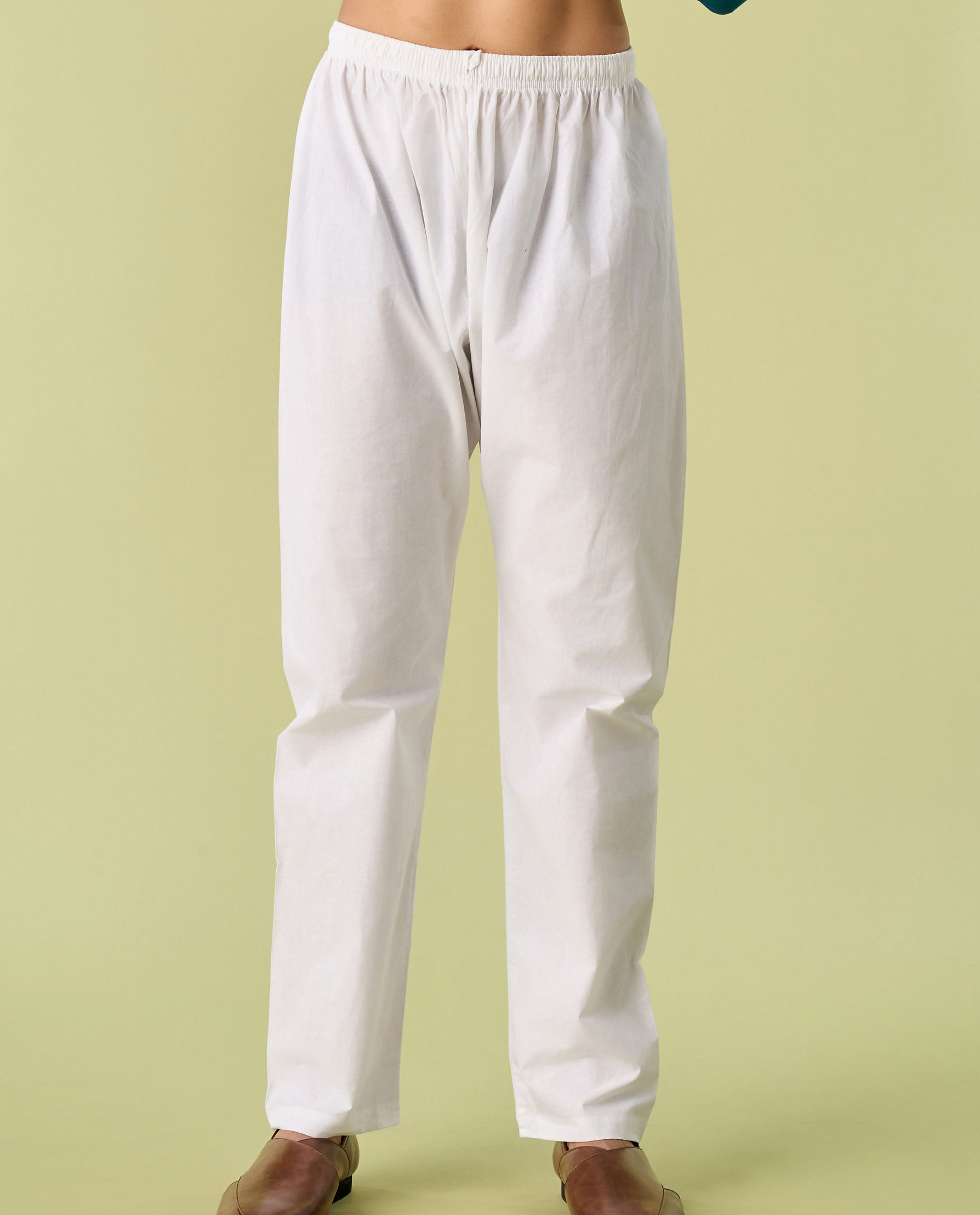 Diwas Men Tranquil Teal Blue Kurta Pajama