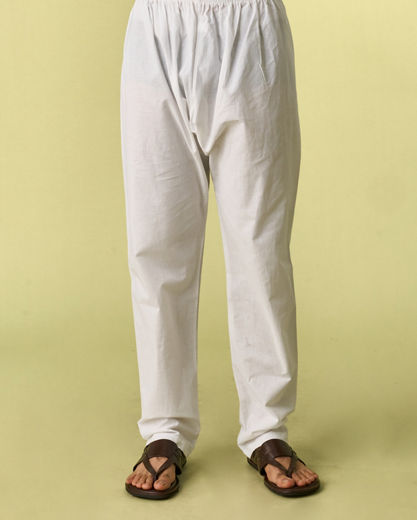 Diwas Men Classic White Cotton Kurta Pajama