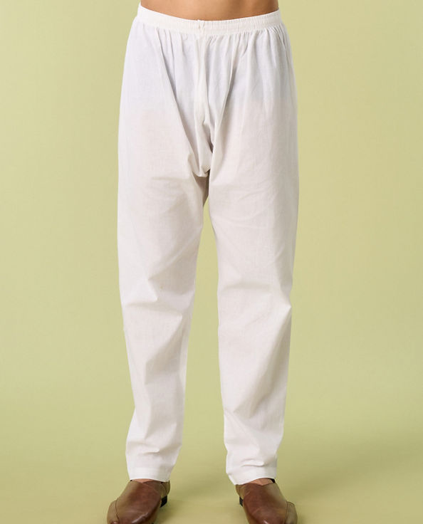 Diwas Men Warm White Elegance Kurta Pajama