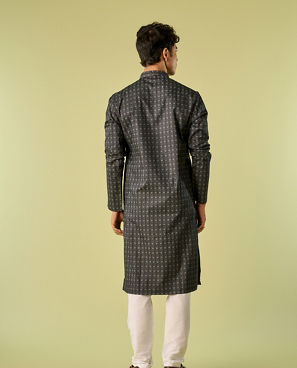 Diwas Men Sublime Black Kurta Pajama