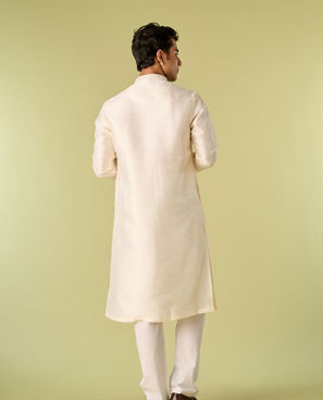 Diwas Men Elegant Warm White Kurta Pajama