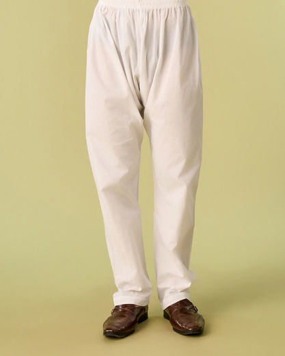 Diwas Men Elegant Warm White Kurta Pajama