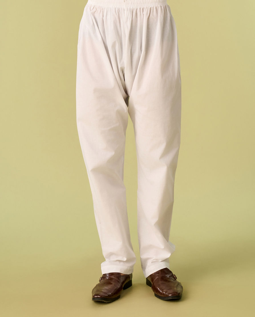 Diwas Men Elegant Warm White Kurta Pajama