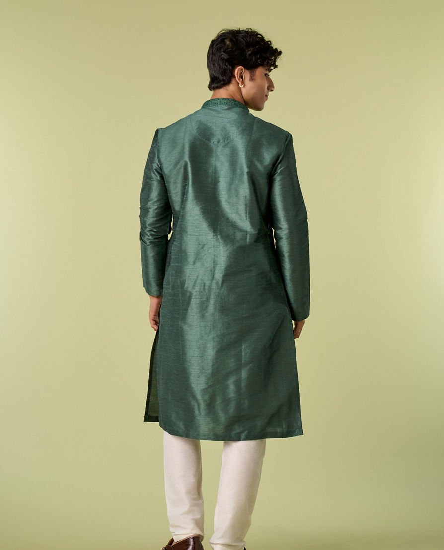 Diwas Men Emerald Elegance Kurta Pajama