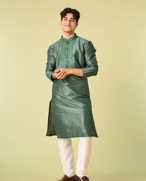 Diwas Men Emerald Elegance Kurta Pajama