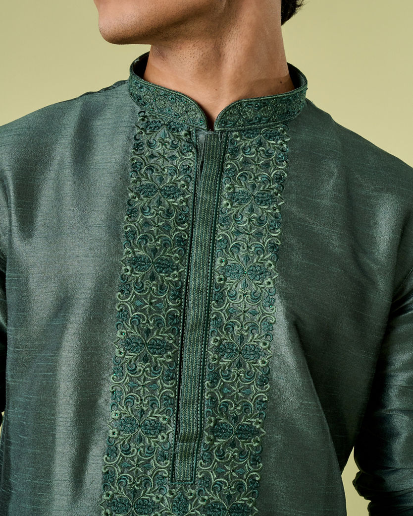 Diwas Men Emerald Elegance Kurta Pajama
