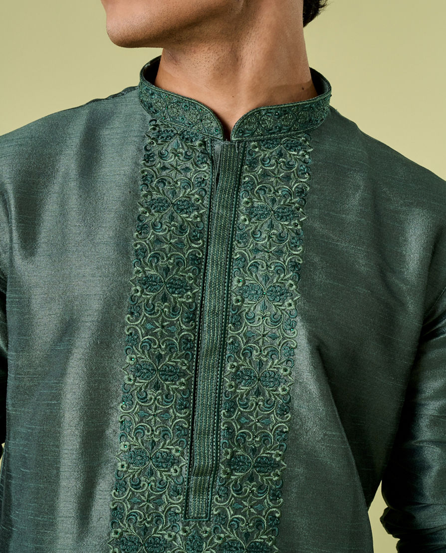 Diwas Men Emerald Elegance Kurta Pajama