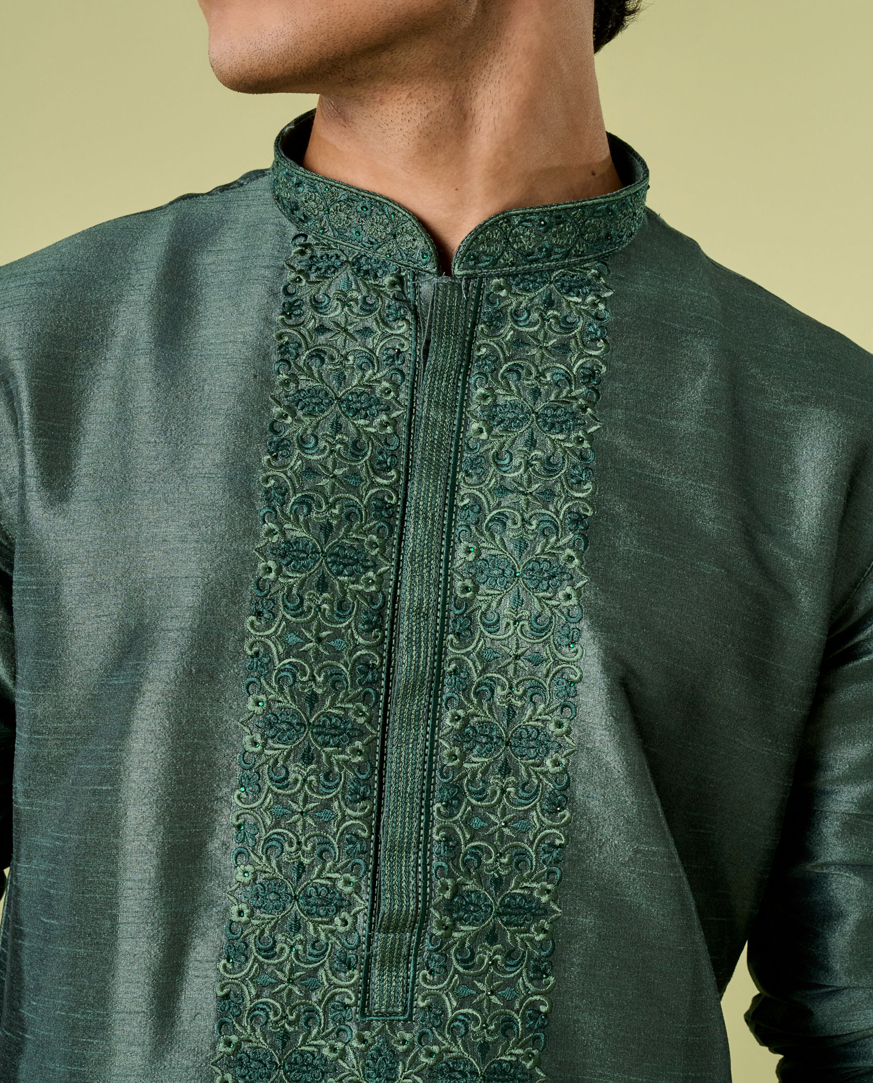 Diwas Men Emerald Elegance Kurta Pajama