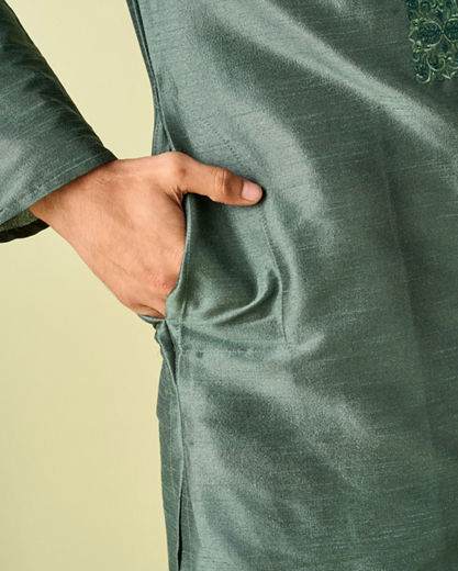 Diwas Men Emerald Elegance Kurta Pajama