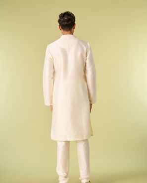 Diwas Men Cream Elegance Kurta Pajama