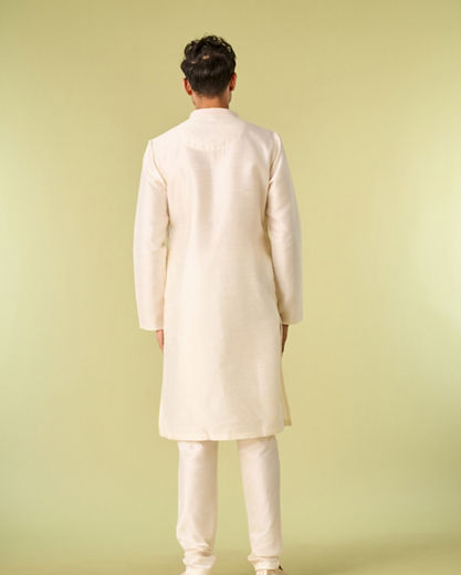 Diwas Men Cream Elegance Kurta Pajama